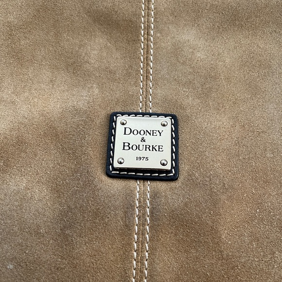 Vintage Dooney&Bourke tan suede handbag - Picture 2 of 14